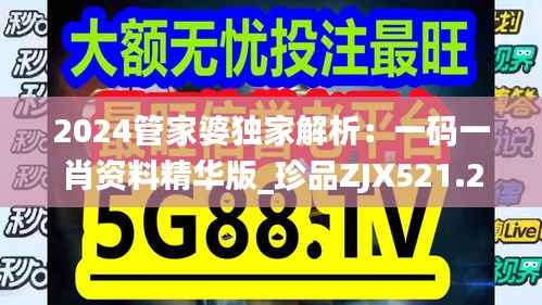 2024管家婆独家解析:一码一肖资料精华版_珍品ZJX521.27