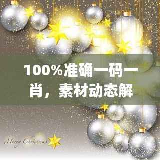100%准确一码一肖,素材动态解答方案_NTG856.31本地版