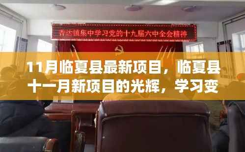临夏县11月新项目点燃希望之火,学习变革,自信成就梦想的光辉