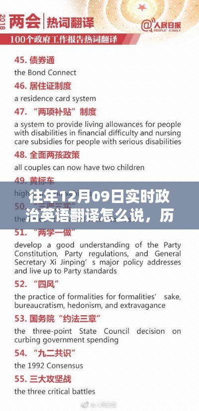 历年12月9日实时政治英语翻译及解析指南